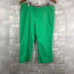 Lilly Pulitzer "Palm Beach Fit Anchor Capri